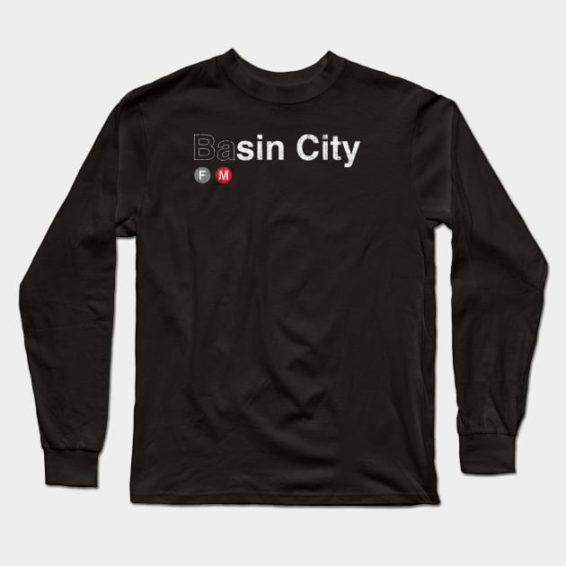 Sin City (Basin Variant) Long Sleeve T-Shirt by huckblade